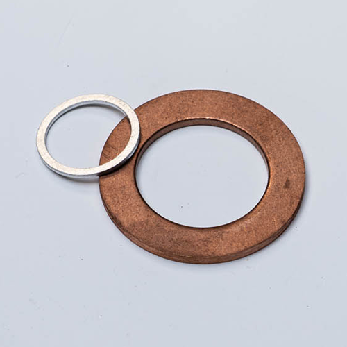 Verschiedene Metalldichtungen